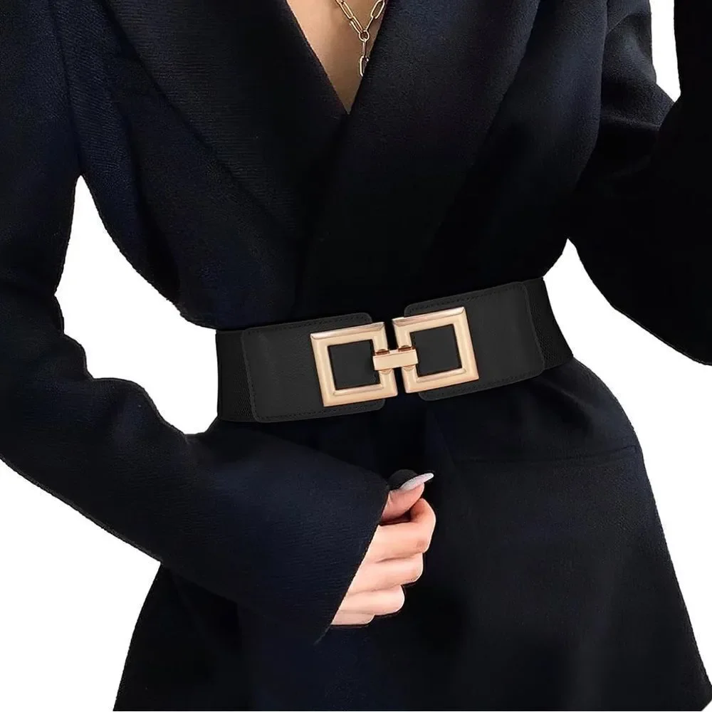 Wide Fashion Belt Elastic Band